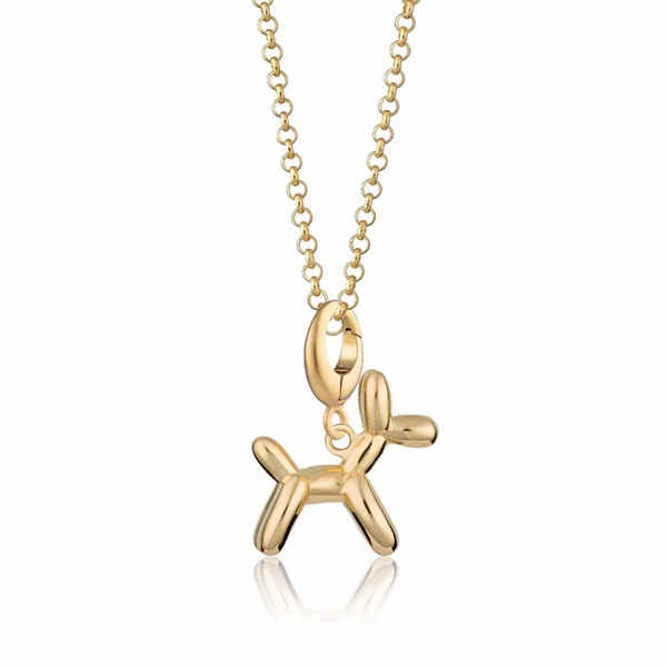 Balloon Dog Necklace – Playfully Chic Image 1